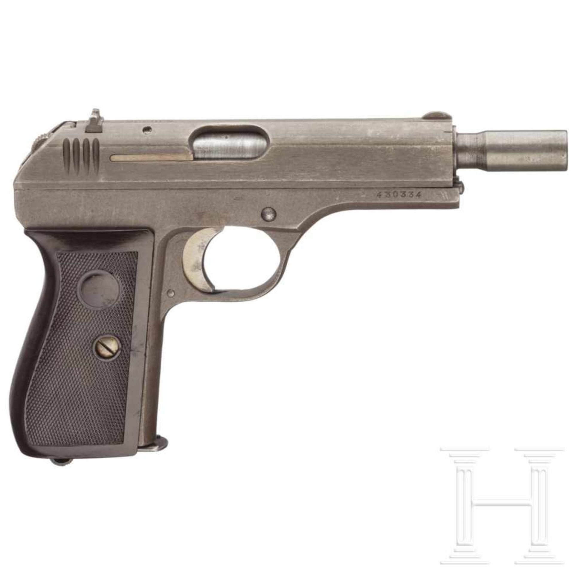 A CZ M 27, code "fnh", barrel with attachment for a silencerKal. 7,65 mm Brown., Nr. 430334, - Bild 2 aus 5