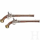 A pair of flintlock pistols for an officer by Johann Jacob Beer in Maastricht or Liege, circa