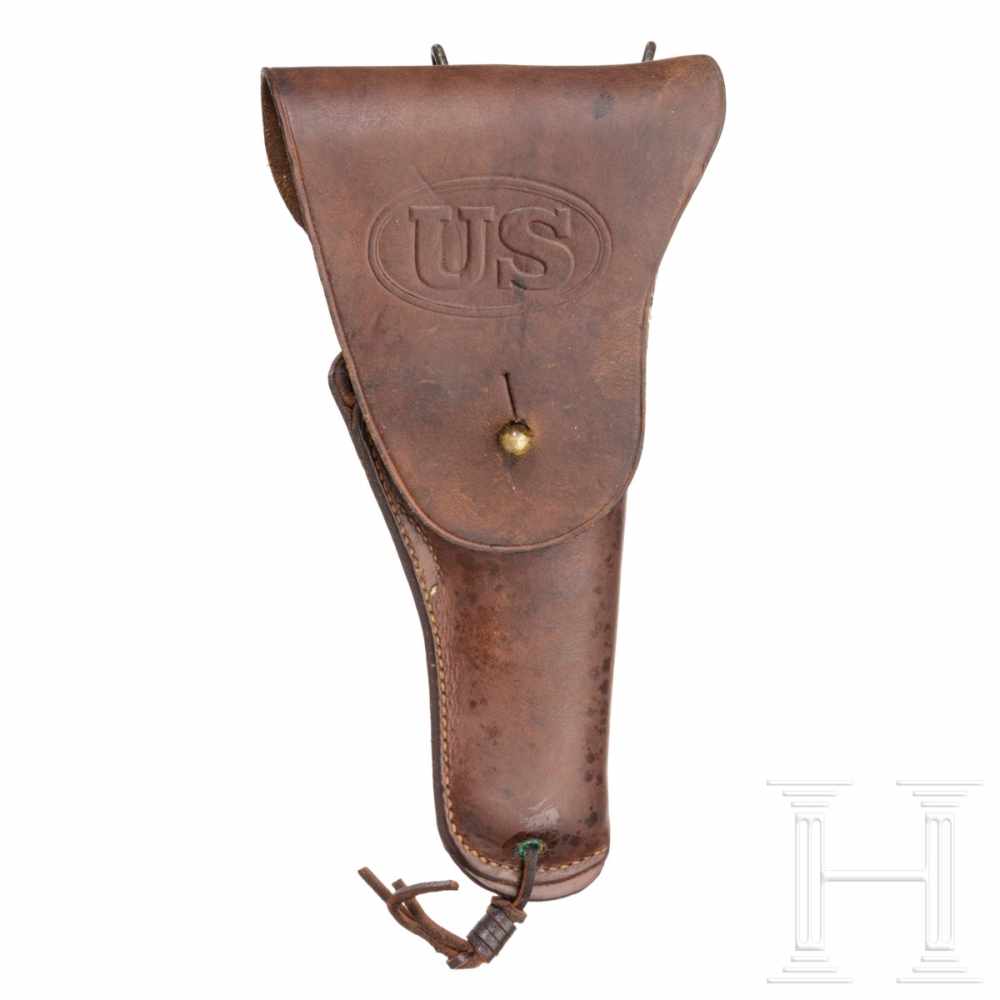 A Colt M 1911 A 1 with holster and accesoriesKal. .45 ACP, Nr. 540326, blanker Lauf. Siebenschüssig. - Image 4 of 7