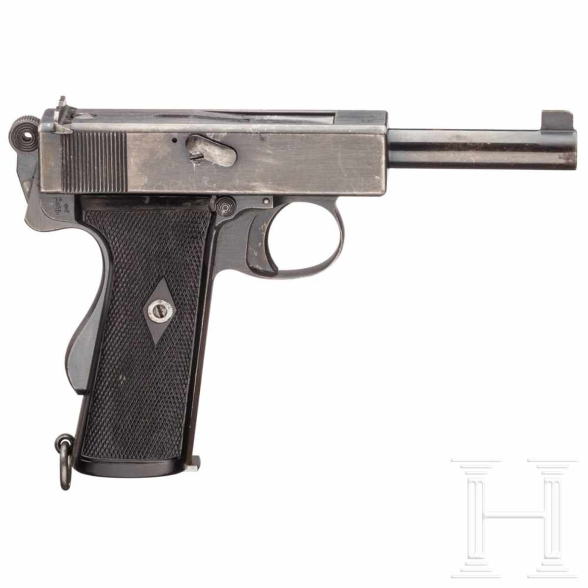 A Webley & Scott Mark I N (Navy model) with holsterKal. .455 Auto, Nr. 3626, blanker Lauf. - Bild 2 aus 5