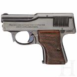 A Walther M 1, 1st version (so called "one-button-version")Kal. 6,35 mm Brown., Nr. 10488,