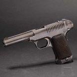 A Savage Mod. 1907 Military Contract trial pistolCal. .45 ACP, no. 171, bright bore, length 5 1/