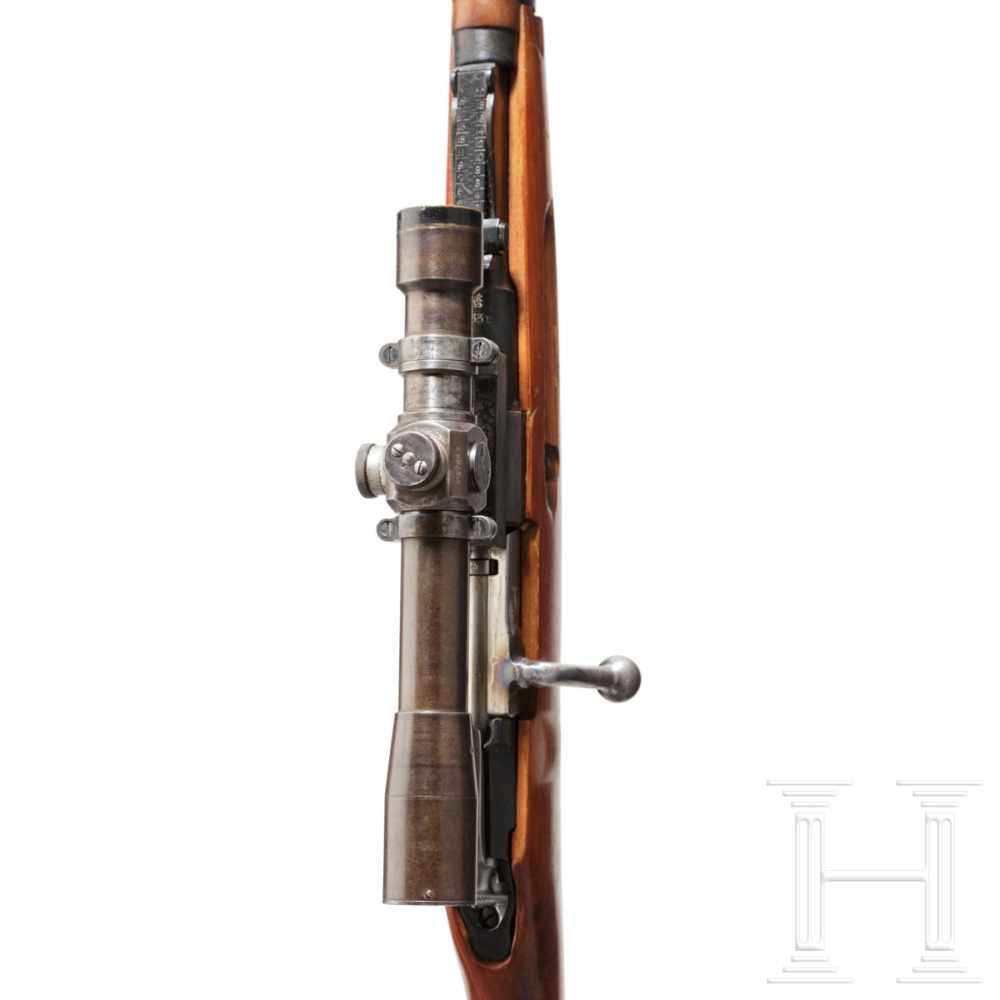 A Mosin -Nagant M 1891/30 sniper rifle with scope PEMKal. 7,62x54 R, Nr. 5242, nummerngleich bis auf - Image 3 of 3