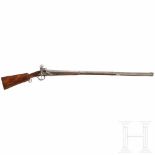 A Spanish Miquelet shotgun, Eibar, ca. 1760Glatter Lauf im Kaliber 17 mm, auf der Oberseite