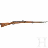 A rifle 98, DWM 1909Kal. 8x57 IS, Nr. 4466b, Verschluss, Zubringer und Magazindeckel nicht
