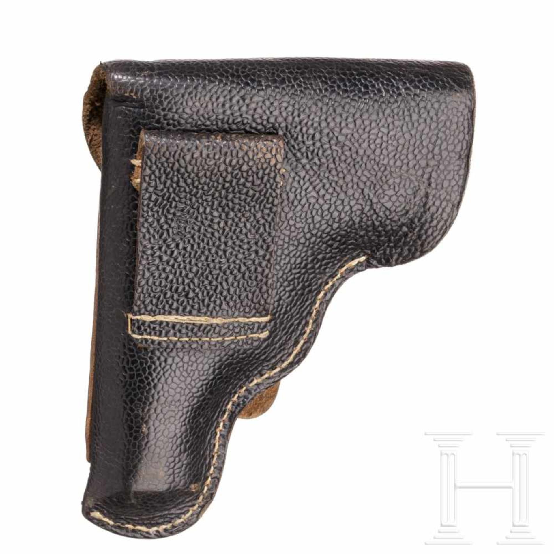 A CZ M 27, code "fnh" with holsterKal. 7,65 mm Brown., Nr. 451184, nummerngleich. Blanker Lauf. - Bild 4 aus 4