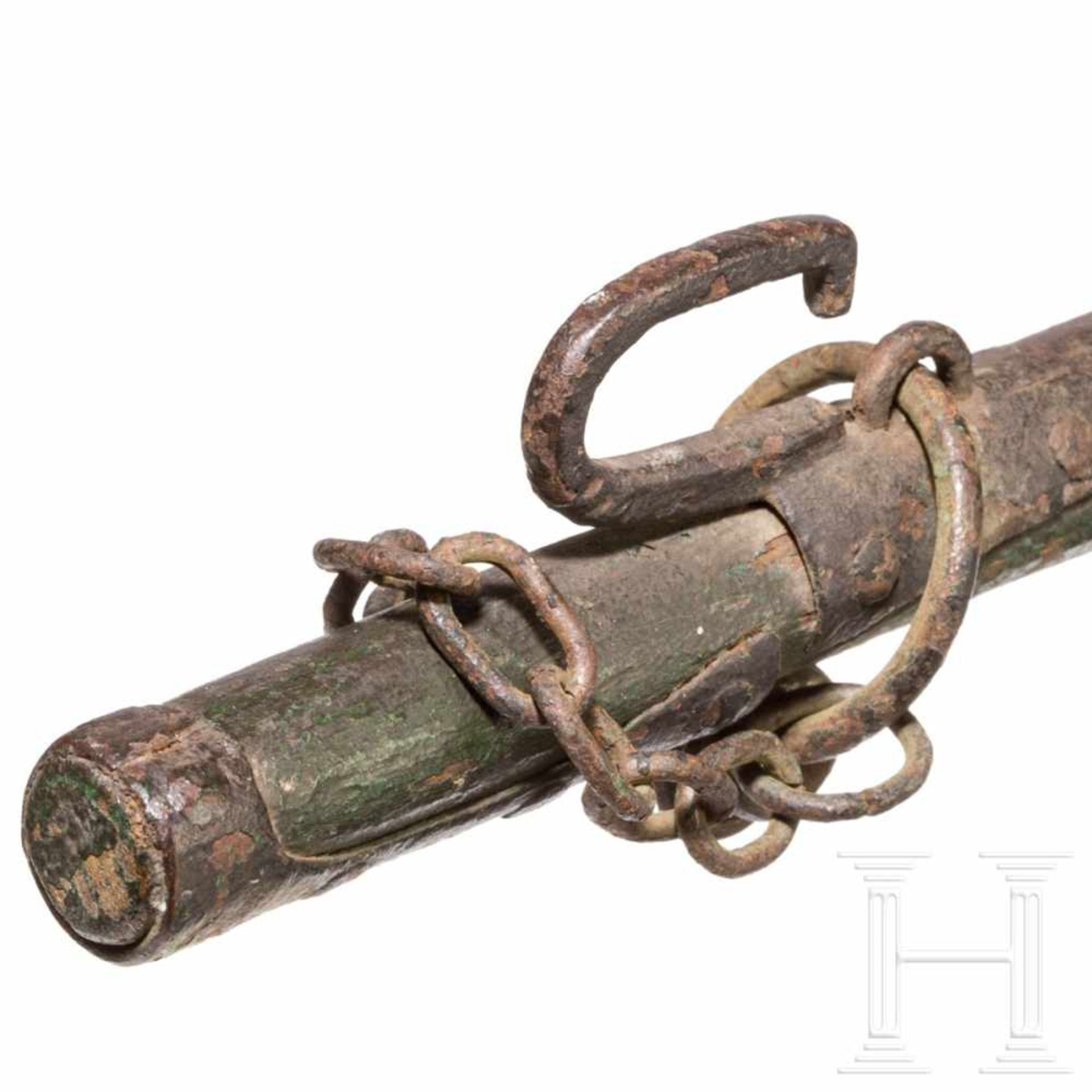 A limber for the model of a French fieldgun, 19th centuryDetailgetreues hölzernes und - Bild 3 aus 5
