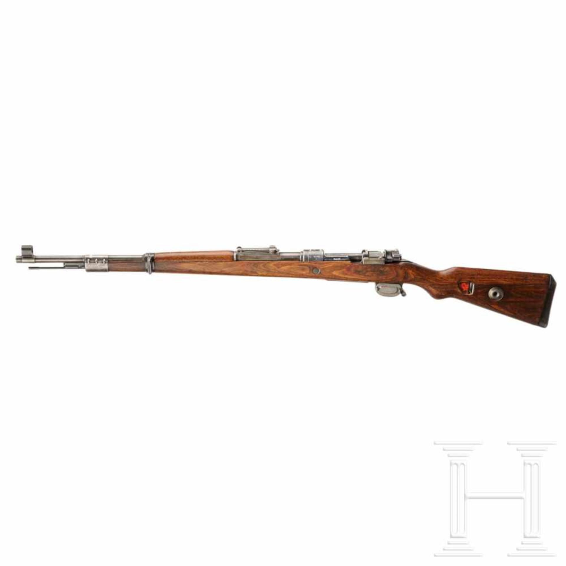 A carbine 98 k, code "dot - 1943"Kal. 8x57 IS, Nr. 5958m, nummerngleich. Fast blanker Lauf. - Bild 2 aus 3