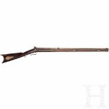 An American combined rifle, a so-called "Plain Rifle", circa 1850Cal. 18mm / 9 mm BlackPowder,