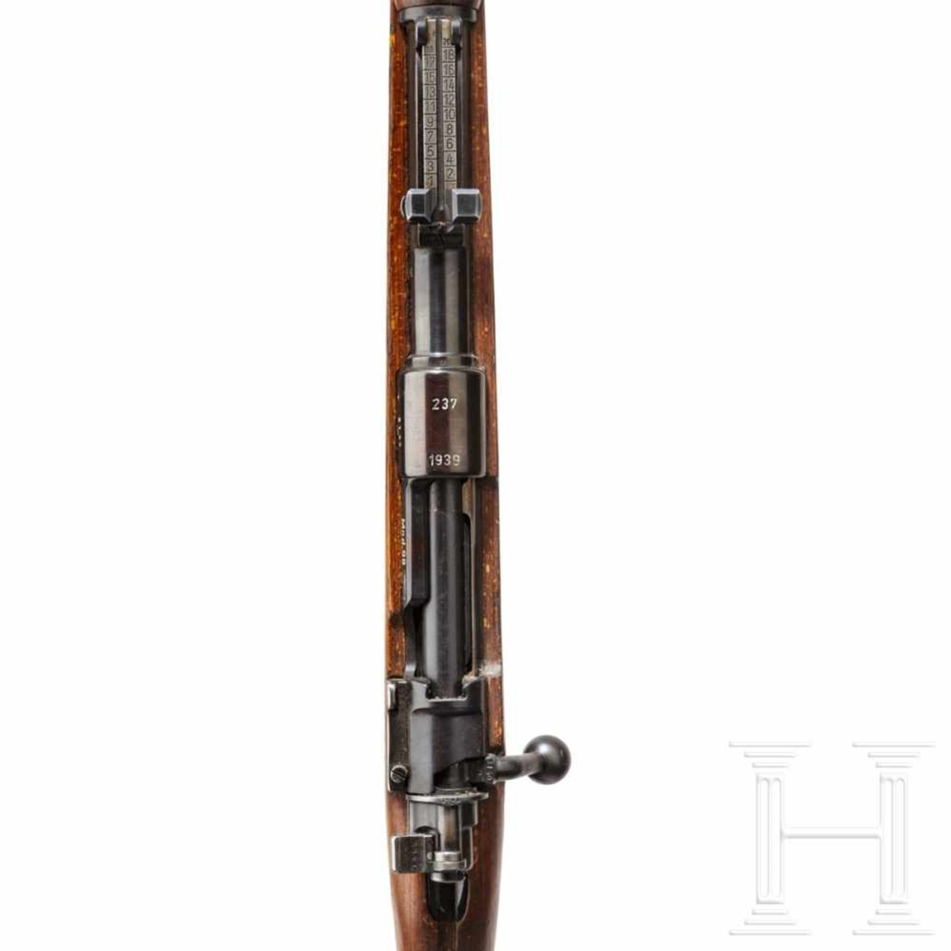 A carbine 98 k, code "237 -1939"Kal. 8x57 IS, Nr. 3140c, nummerngleich. Blanker Lauf. - Bild 3 aus 3
