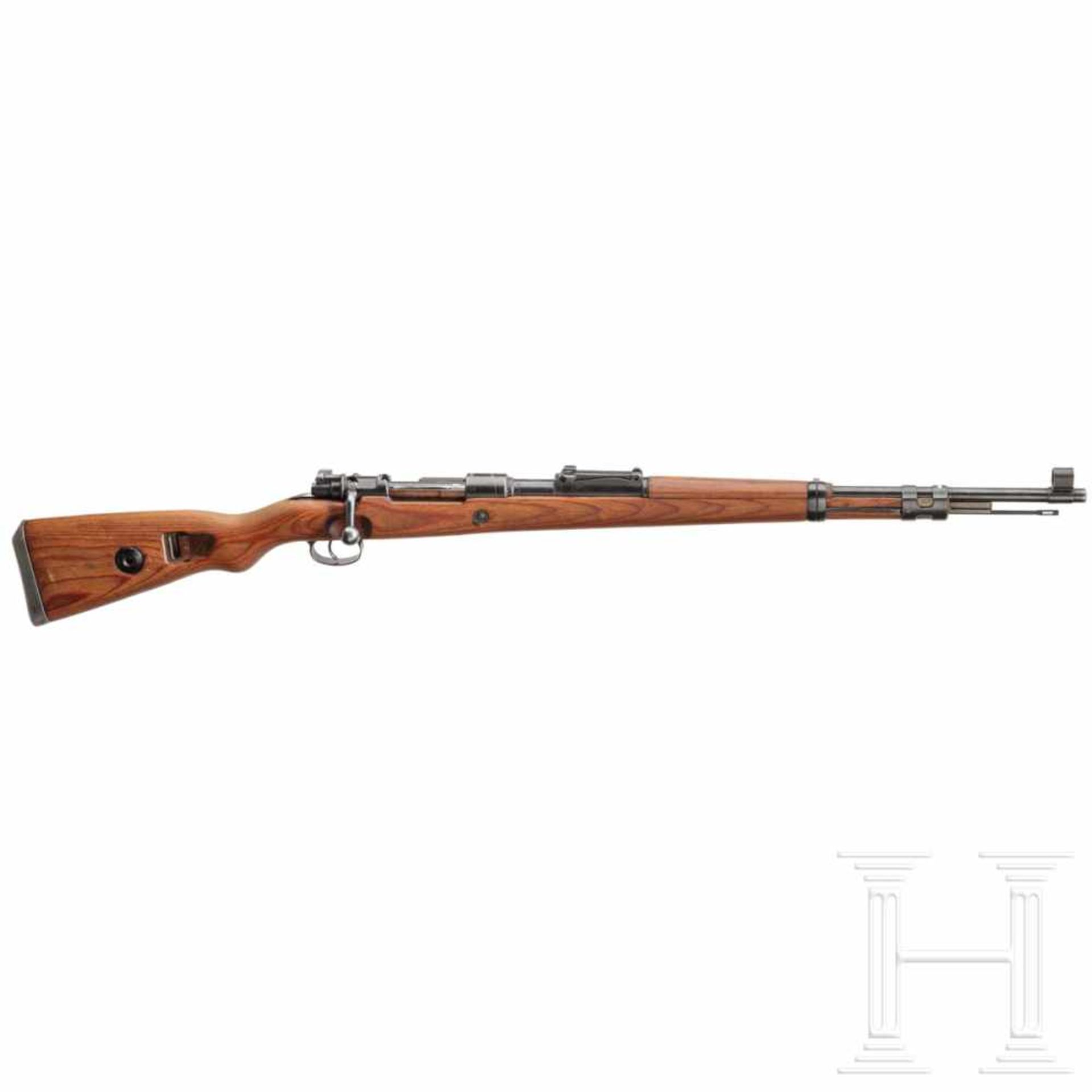 A carbine 98 k, code "bcd - 41"Kal. 8x57 IS, Nr. 415a, nummerngleich bis auf Magazinkasten und