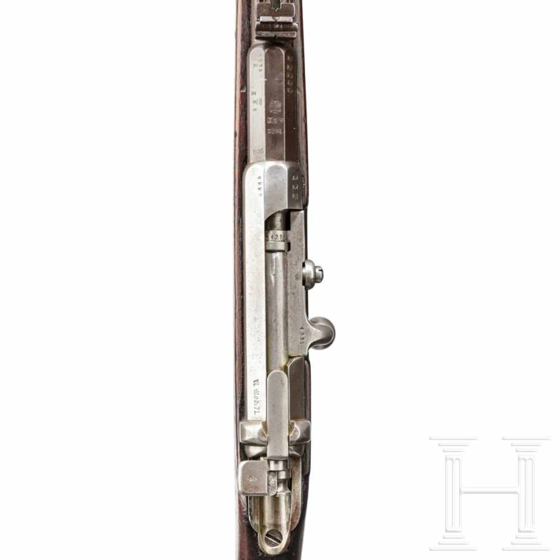 A carbine 71, V.C.S. SuhlKal. 11,15x60R, Nr. 4995, nummerngleich inkl. Schrauben. Lauf leicht - Bild 3 aus 3