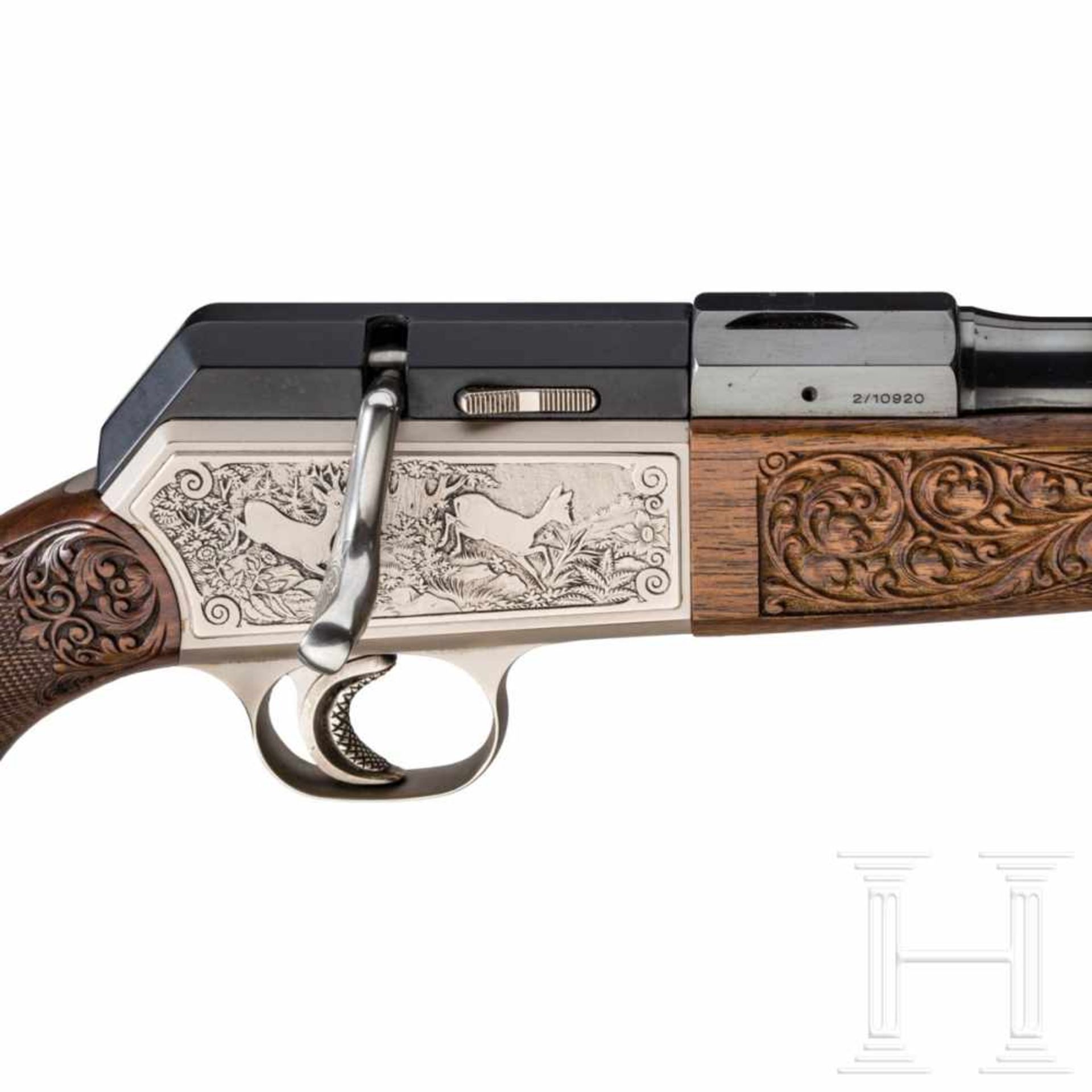 A cased Blaser M SR 850/88 Luxus repeating rifle with interchangeable barrel and Zeiss scopeKal. . - Bild 3 aus 5