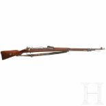 A rifle 98, Mauser 1916Kal. 8x57 IS, Nr. 6857y, nummerngleich inkl. Schrauben. Lauf matt.