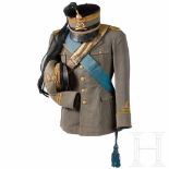 A uniform M 1934 for officers of the field artillerySchirmmütze für Offiziere aus feldgrauem Tuch