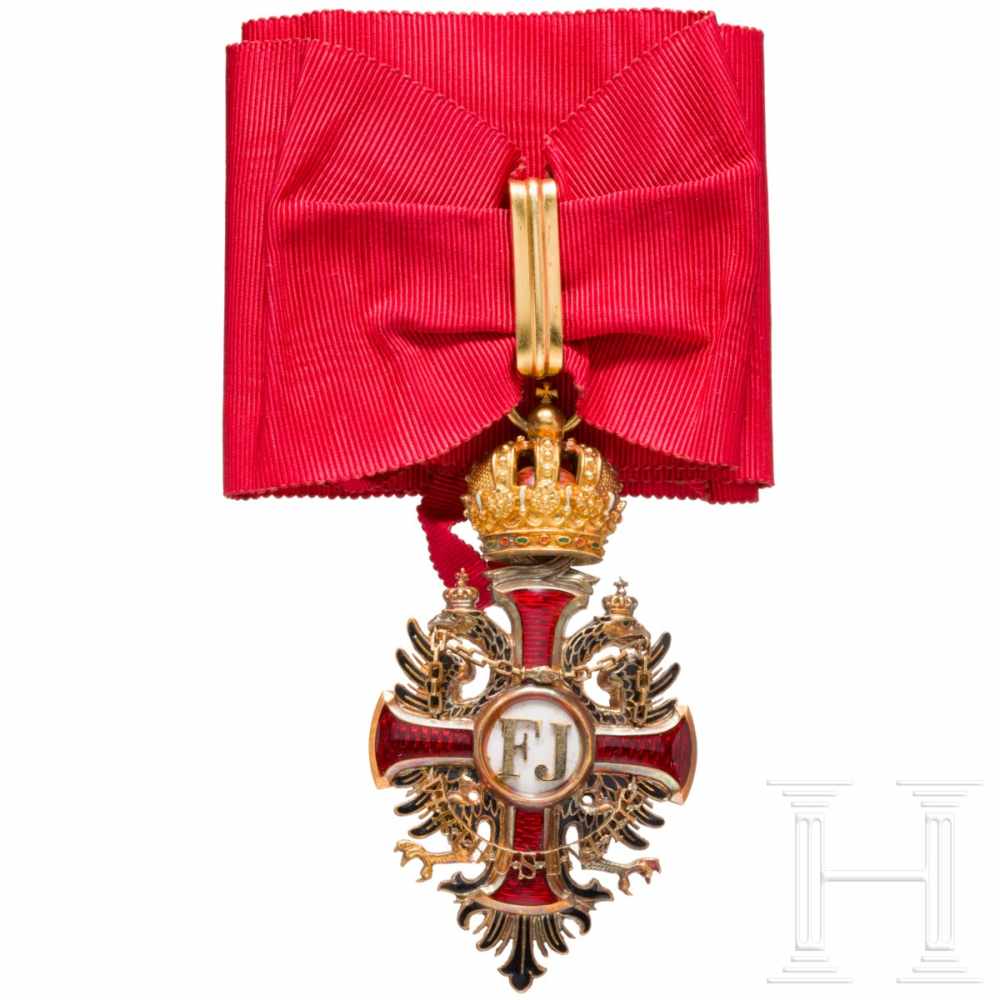 Order of Franz Joseph – a Grand Commander's setEarly Grand Commander's set in presentation case, - Image 4 of 9