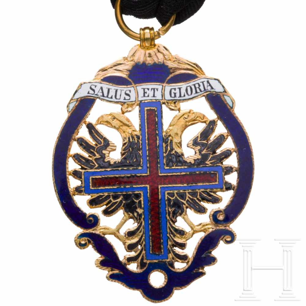 A Star Cross Order for ladiesIn aufwendiger Goldschmiedetechnik gefertigte Ordensdekoration des - Image 4 of 4