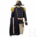 A uniform ensemble for a 1st lieutenant of the Imperial Japanese Navy, World War IIFine bicorn of