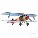 A detailed model of an Albatros D.VWooden body, metal bracing wires, the cloth-covered wings with