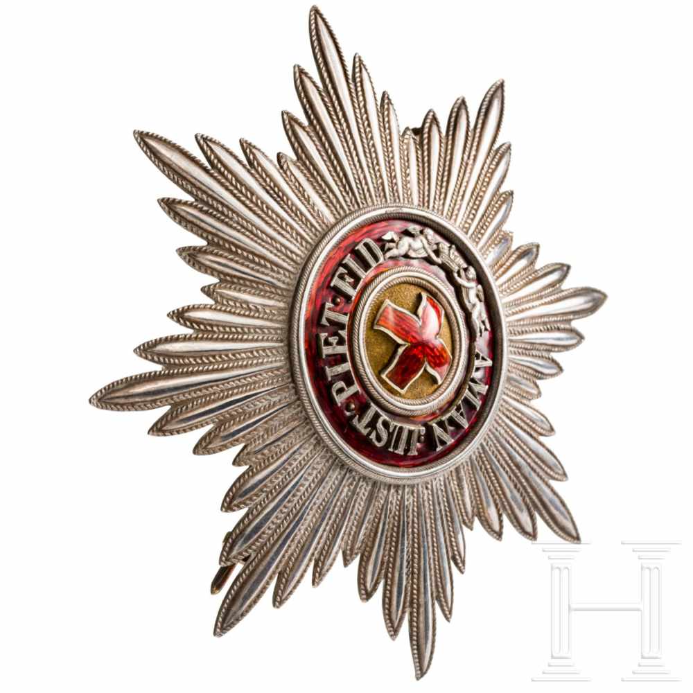 A Russian order set of St. Anna – a cross 1st Ccass with breast star and sash, 2nd half of the - Image 6 of 11