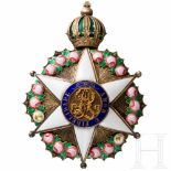 Imperial Order of the Rose a Commander's Breast Star (1822 - 1889)Silber, vergoldet.