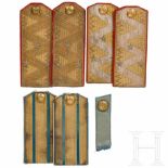 Three pairs of shoulder boards of a lieutenant General, circa 1910Schulterstücke für einen