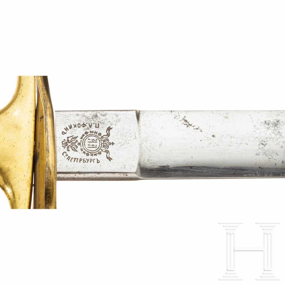 A sword M 1798, the blade with extremely unusual undulating edges, for officers of the cavalry, - Image 7 of 7