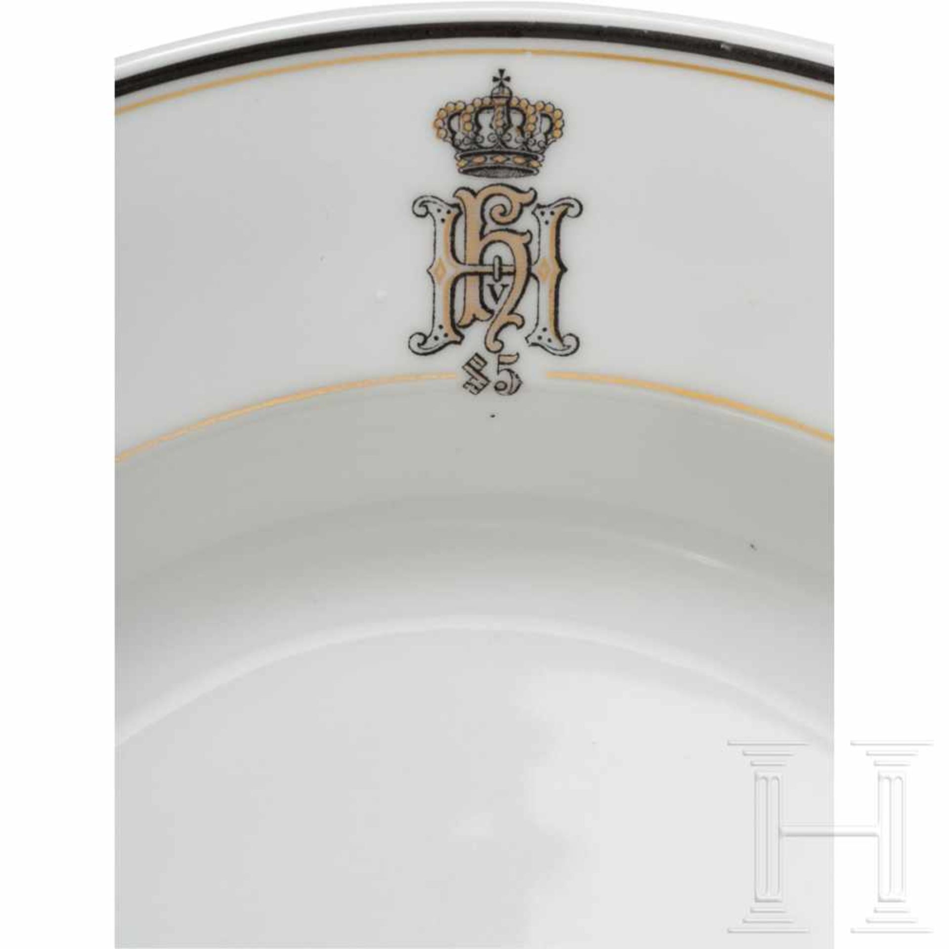 Tableware from the officers' mess of the infantry regiment "Duke of Holstein" (Holsteinian) no. - Bild 3 aus 5