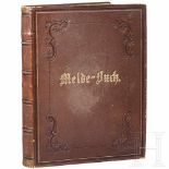 Prince Carl of Prussia (1801 - 1883) - a visitors' book, dated 1875 - 1877Goldbedruckter,