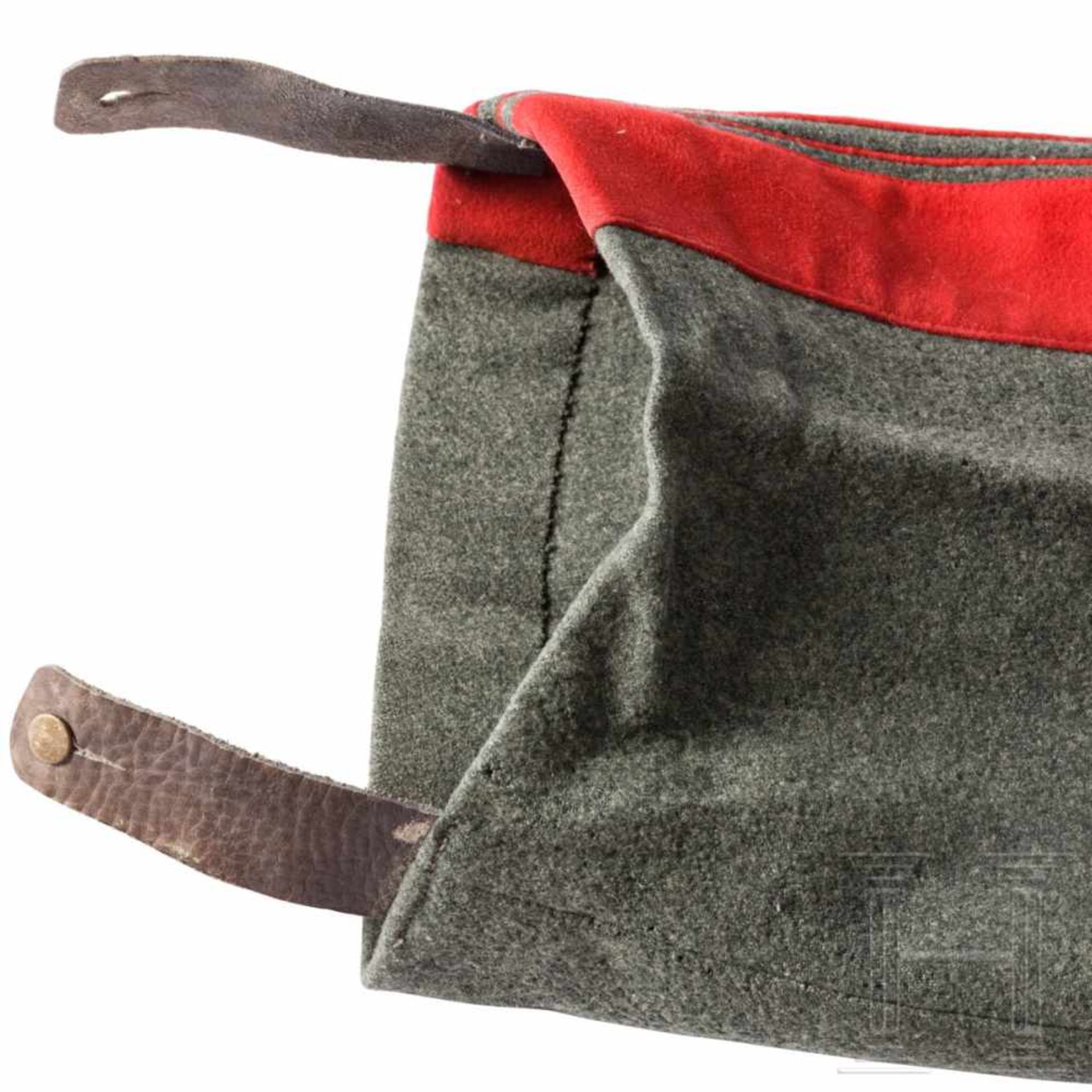 Trousers for a German generalFeldgraues Wolltuch, zwei schräge Seitentaschen, eine Uhrentasche, - Bild 7 aus 7