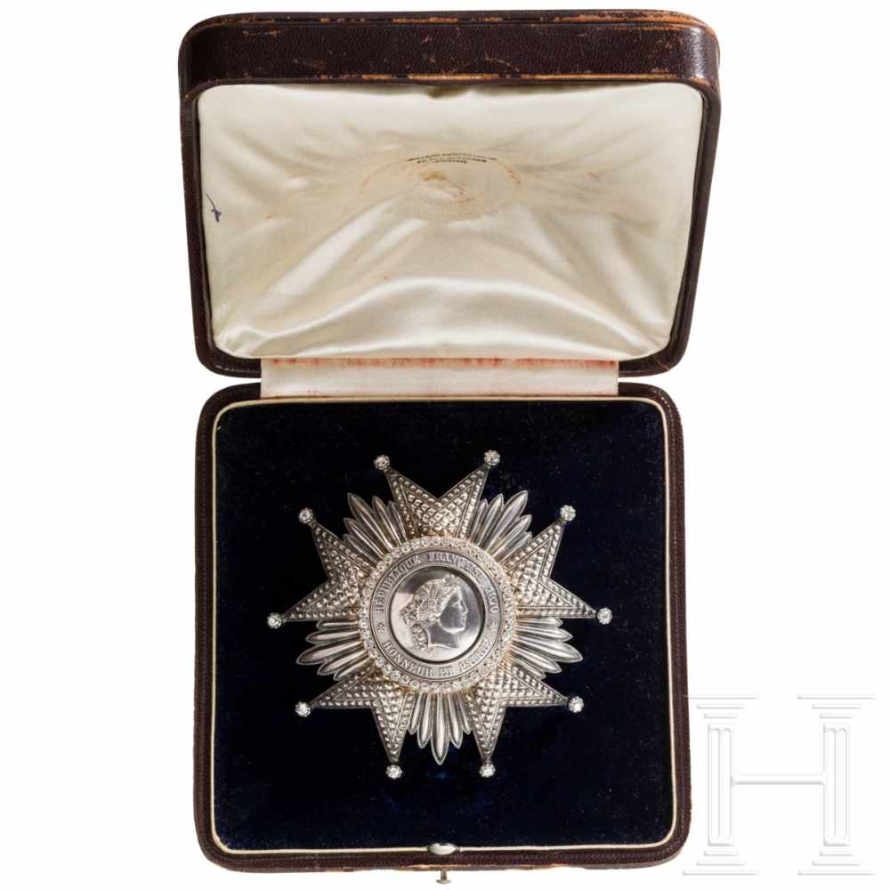 Ordre national de la Légion d' honneur - a breast star of the Grand Cross and Grand Officers with - Image 2 of 5