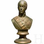 Emperor Franz Joseph I of Austria - glass bustDie Büste aus Glas (!) gefertigt, bronzefarben