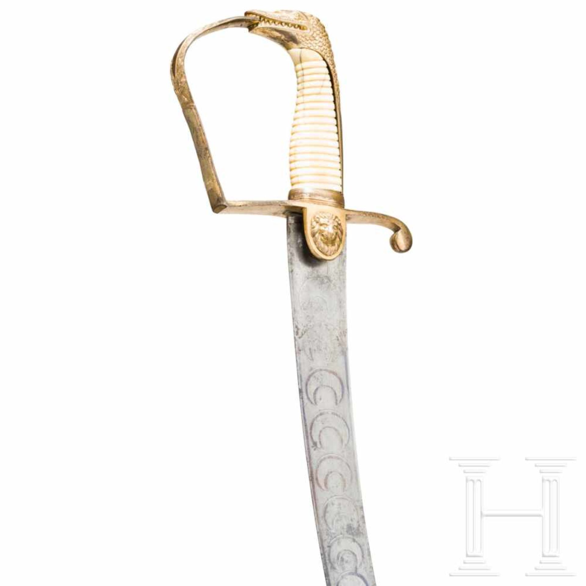 A sabre for officers of the Royal Navy in the style of the so-called “Nile swords“, 1798Distinctly - Bild 3 aus 10