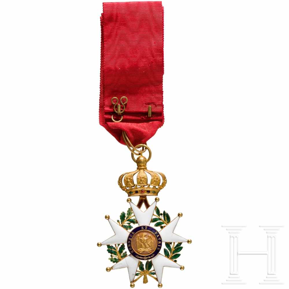 Order of the Legion of Honour - a commander's cross of the Second EmpireDetailliert gefertigtes, - Image 2 of 2