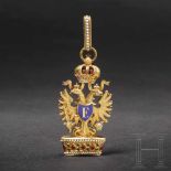 An Order of the Iron CrownThe neck decoration of the 2nd Class in gold, the high-quality issue of