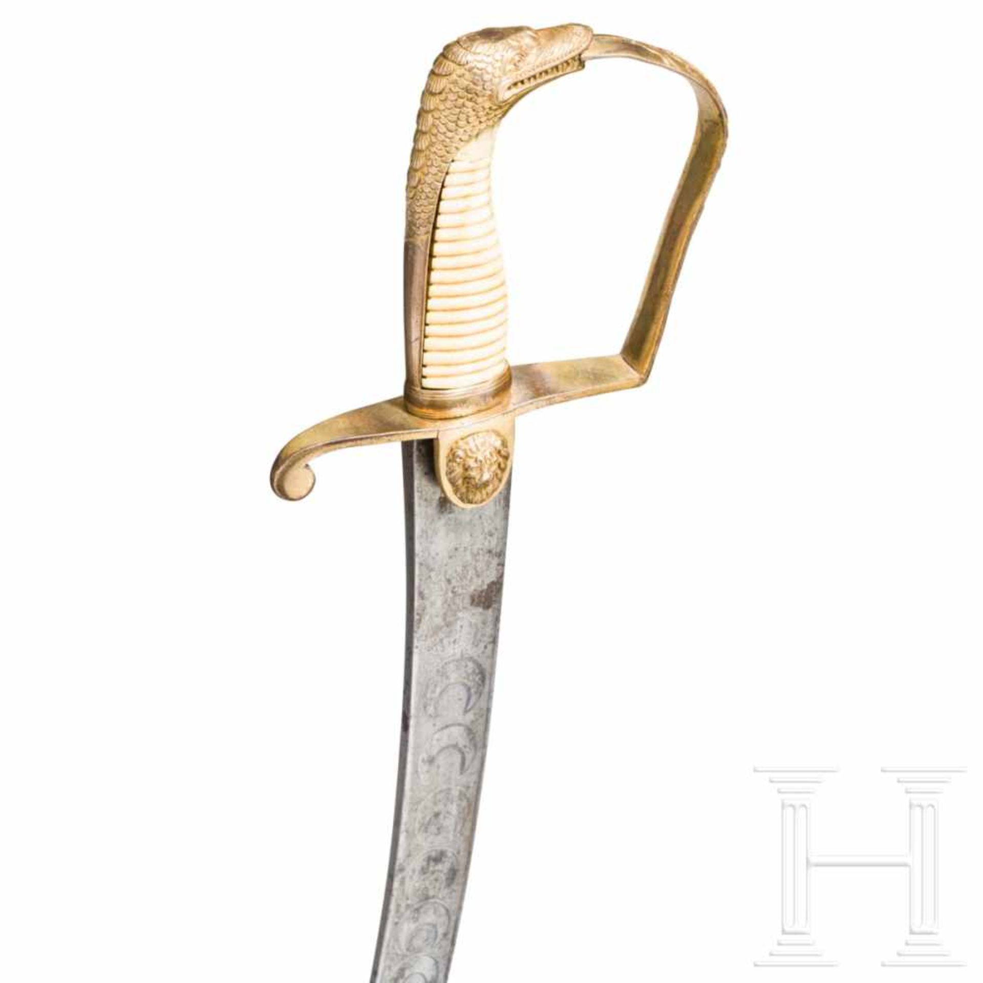 A sabre for officers of the Royal Navy in the style of the so-called “Nile swords“, 1798Distinctly - Bild 6 aus 10