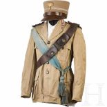 A uniform M 27 for a lieutenant of the Colonial CarabinieriKepi for Lieutenants of sand coloured