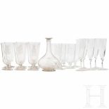 Prince Friedrich Karl of Prussia (1828 - 1885) - 19 glasses and a carafe from a serviceVierzehn