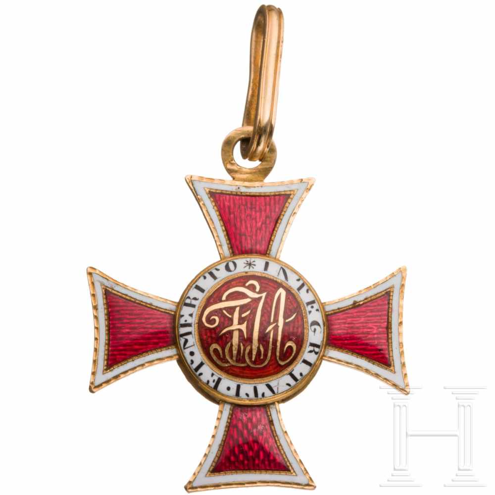 An Austrian Imperial Order of LeopoldThe Commander's Cross wrought in gold of the 2nd model as of - Image 2 of 3