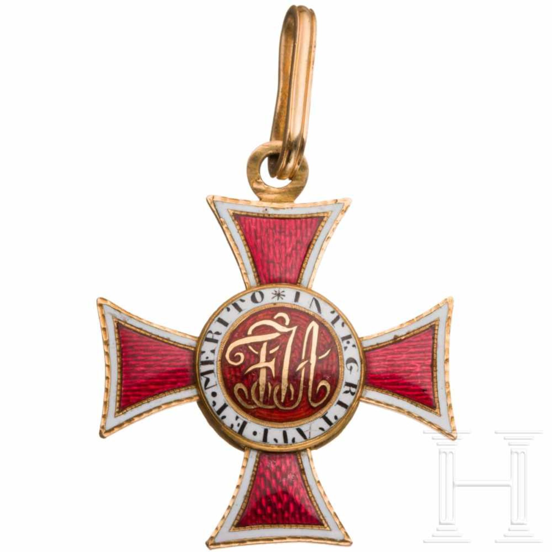 An Austrian Imperial Order of LeopoldThe Commander's Cross wrought in gold of the 2nd model as of - Bild 2 aus 3