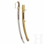 A sabre for hussar officers similar to model 1798 for light cavalry, late 18th centurySturdy,