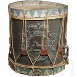 A marching drum for the infantry of the Electorate of Brunswick-Lüneburg, 18th centuryThe drum