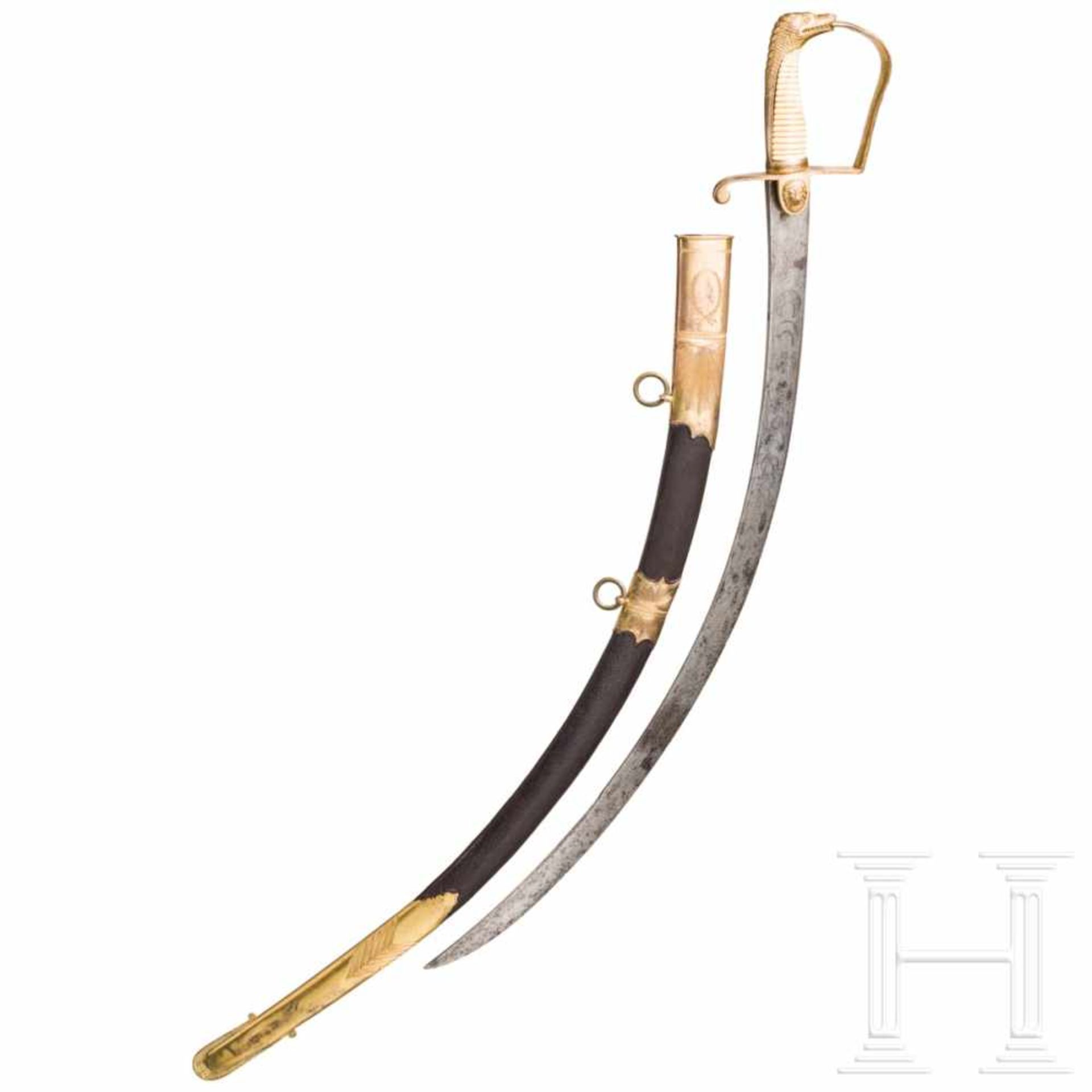 A sabre for officers of the Royal Navy in the style of the so-called “Nile swords“, 1798Distinctly - Bild 2 aus 10