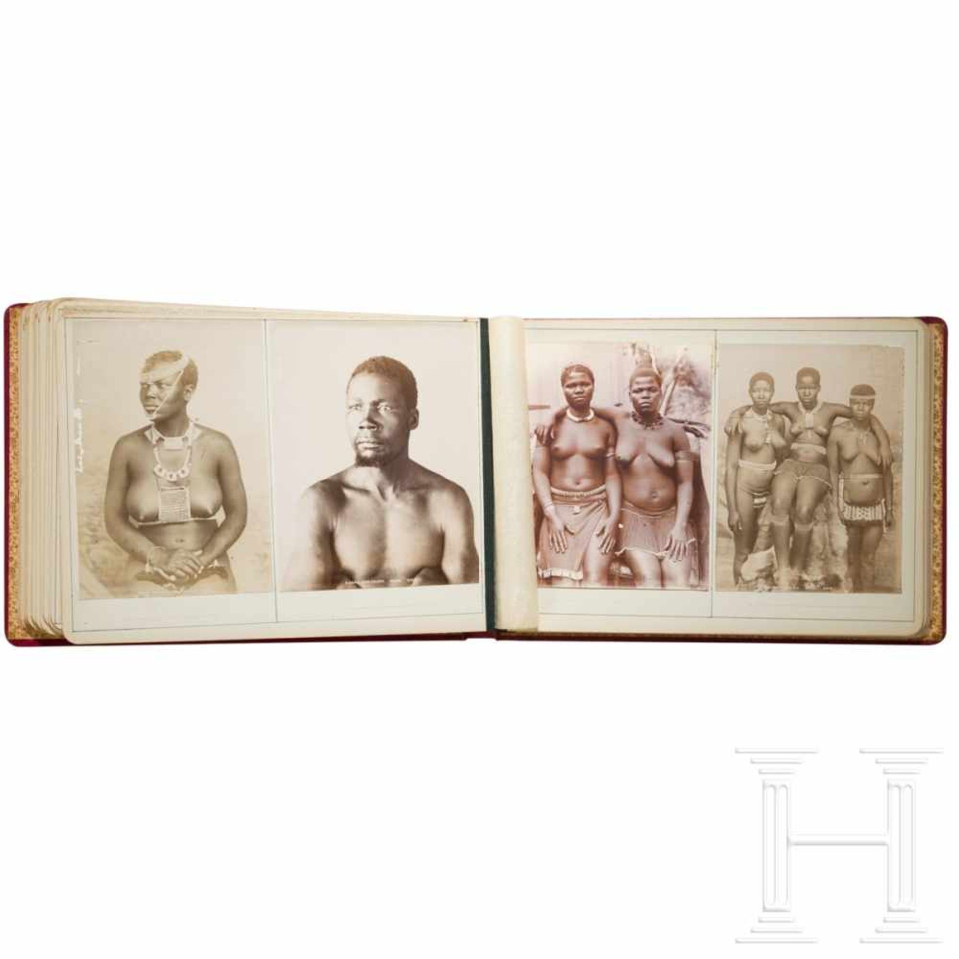 A photo album of deck officer Jeske, S.M.S. CONDOR - a journey to German East Africa 1898 - - Bild 4 aus 5