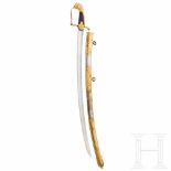 A lion´s head sabre for a high officerSlightly curved blade with fullers on both sides. Gilt