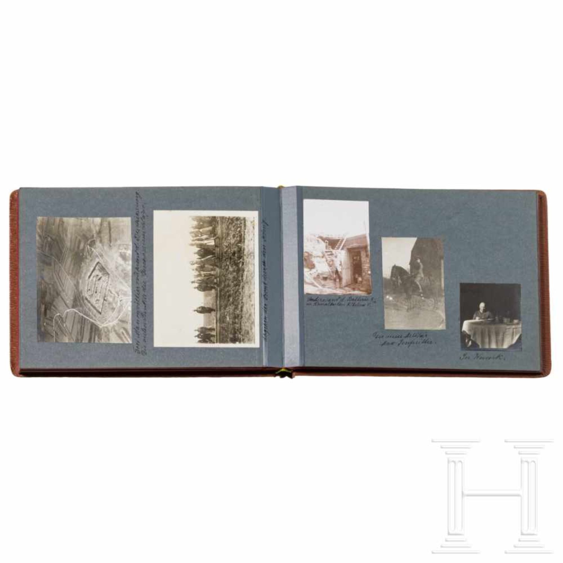 Lieutenant general Franz Xaver Ritter von Held (1862 - 1943) - a war photo album, seal, letter - Bild 2 aus 4