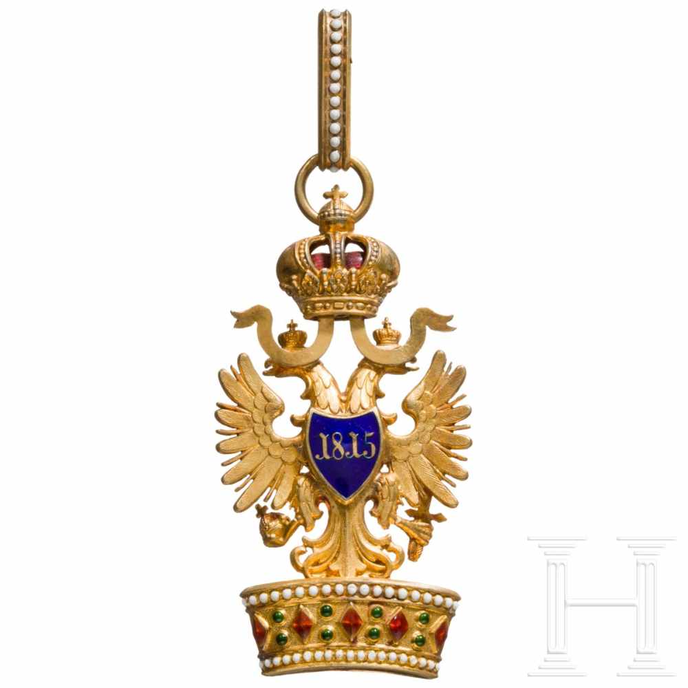 An Order of the Iron CrownThe neck decoration of the 2nd Class in gold, the high-quality issue of - Image 3 of 4