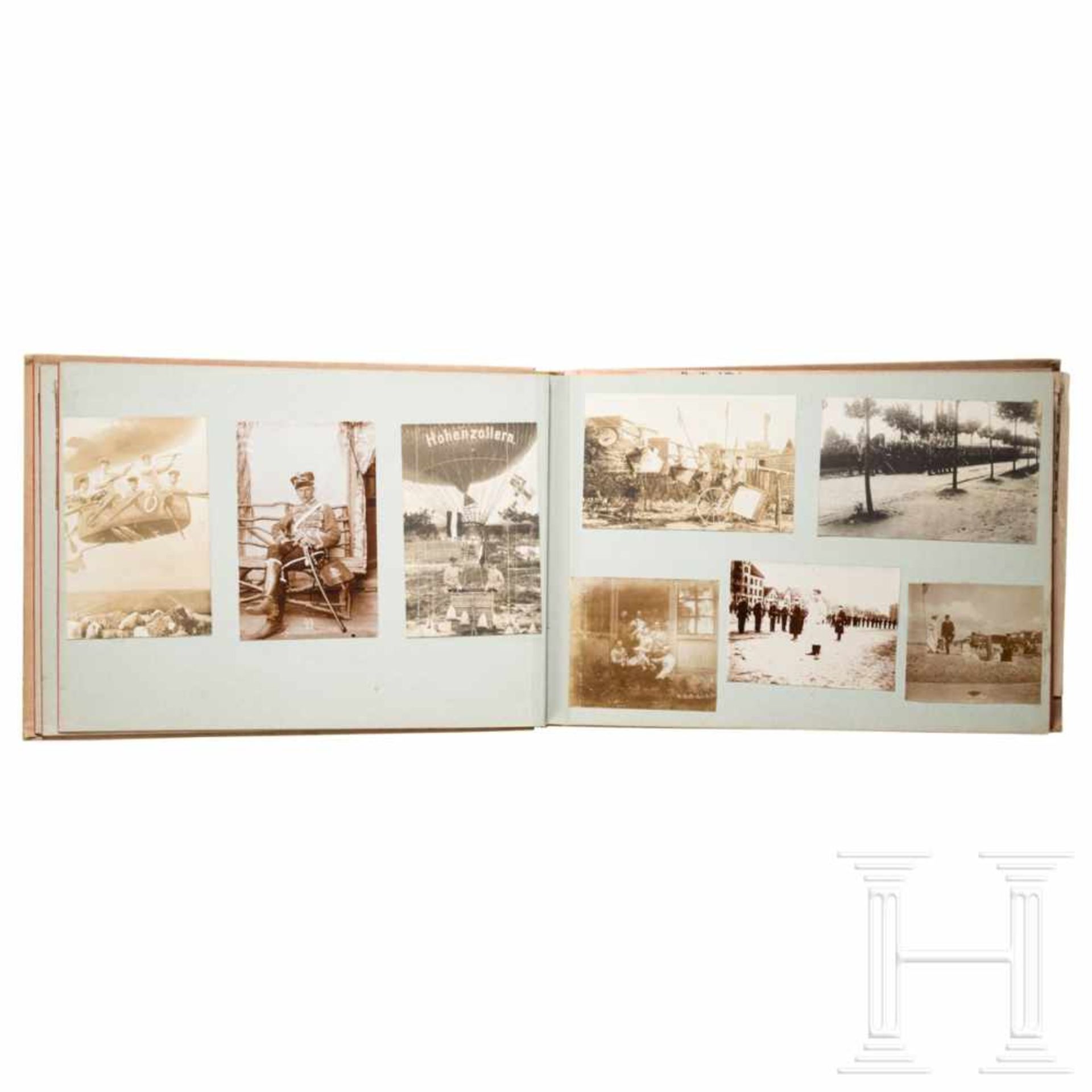 Four labeled photo albums, World War IIn den teilweise beschrifteten Alben insgesamt ca. 820 - Bild 6 aus 10