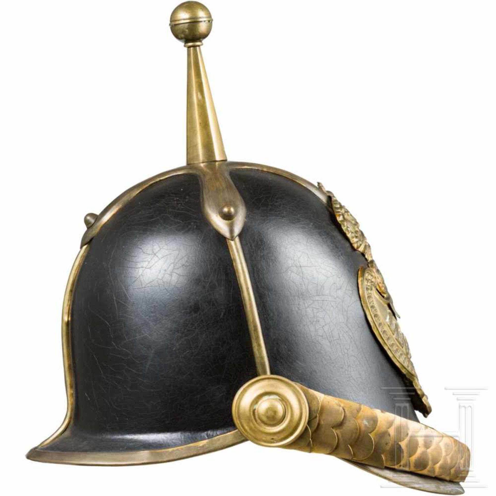 A helmet of the "Guardia Civica" from the reign of Leopold II., Grand Duke of Tuscany (1824 - 59) - Bild 3 aus 5