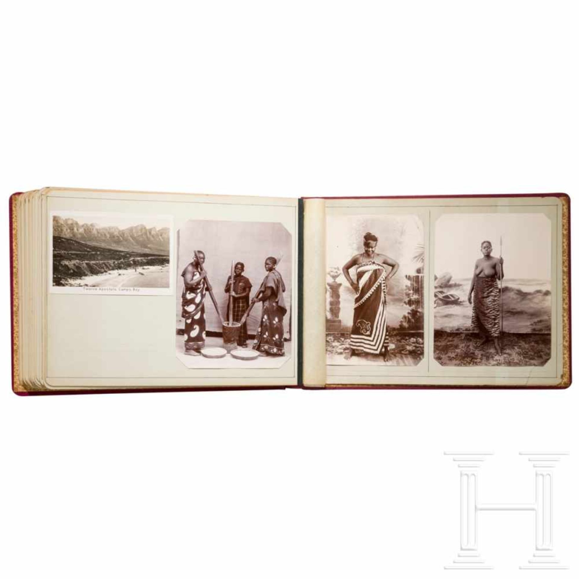 A photo album of deck officer Jeske, S.M.S. CONDOR - a journey to German East Africa 1898 - - Bild 5 aus 5
